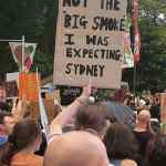 climate rally sign