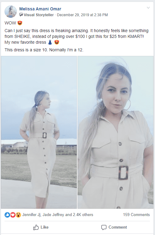 kmart dress