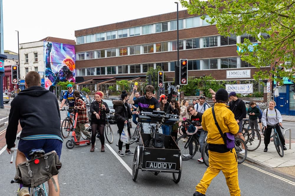 DJ Bike Dom Whiting