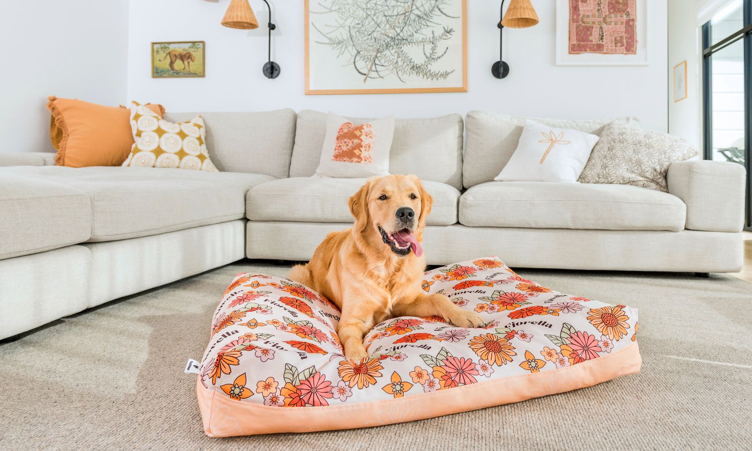 Fuzzhous dog bed