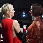 Kristen Wiig and Maya Rudolph prepare for their surprise musical number. Kristen-Wiig-and-Maya-Rudolph